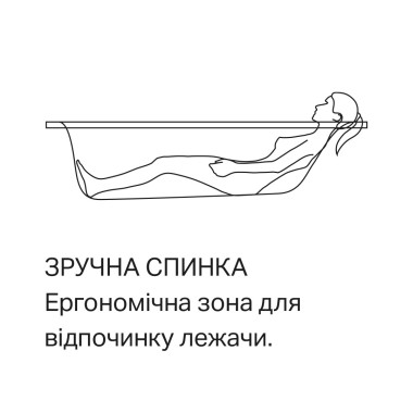 Зручна спинка у ванній