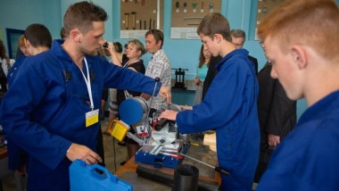 Соціальний проєкт Geberit - учбово-практичні класи для монтажників в Чернігові, Україна Соціальний проєкт Geberit - учбово-практичні класи для монтажників в Чернігові, Україна