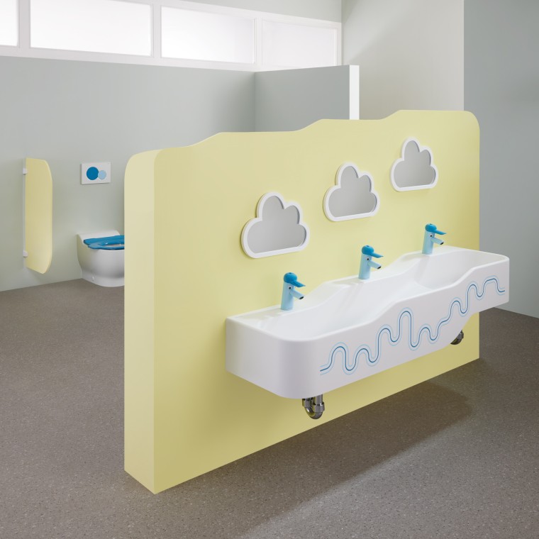 Повна дитяча серія ванних кімнат Geberit Bambini
