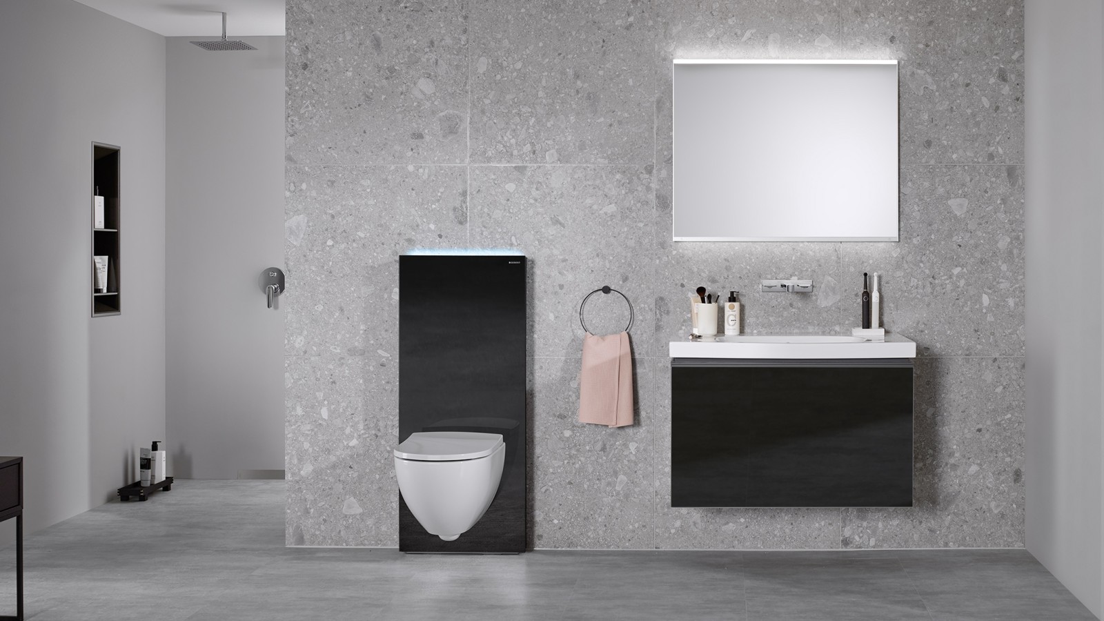 Сантехнічний модуль Geberit Monolith колір лава