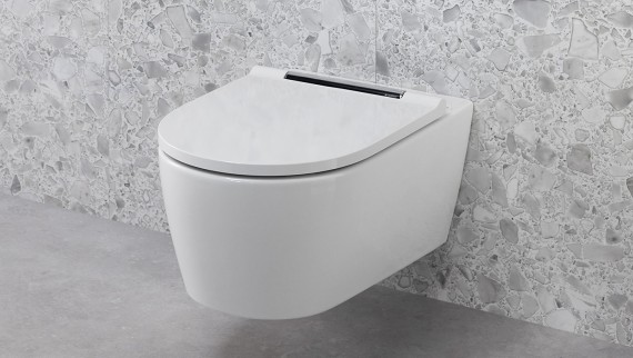 Підвісний унітаз серії Geberit ONE для ванної кімнати (© Geberit)