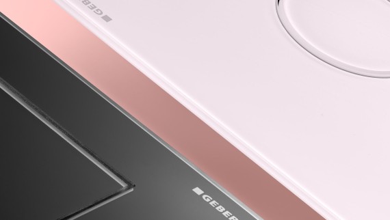 Змивна клавіша Geberit Sigma40 товщиною всього 4 мм Змивна клавіша Geberit Sigma40 товщиною всього 4 мм