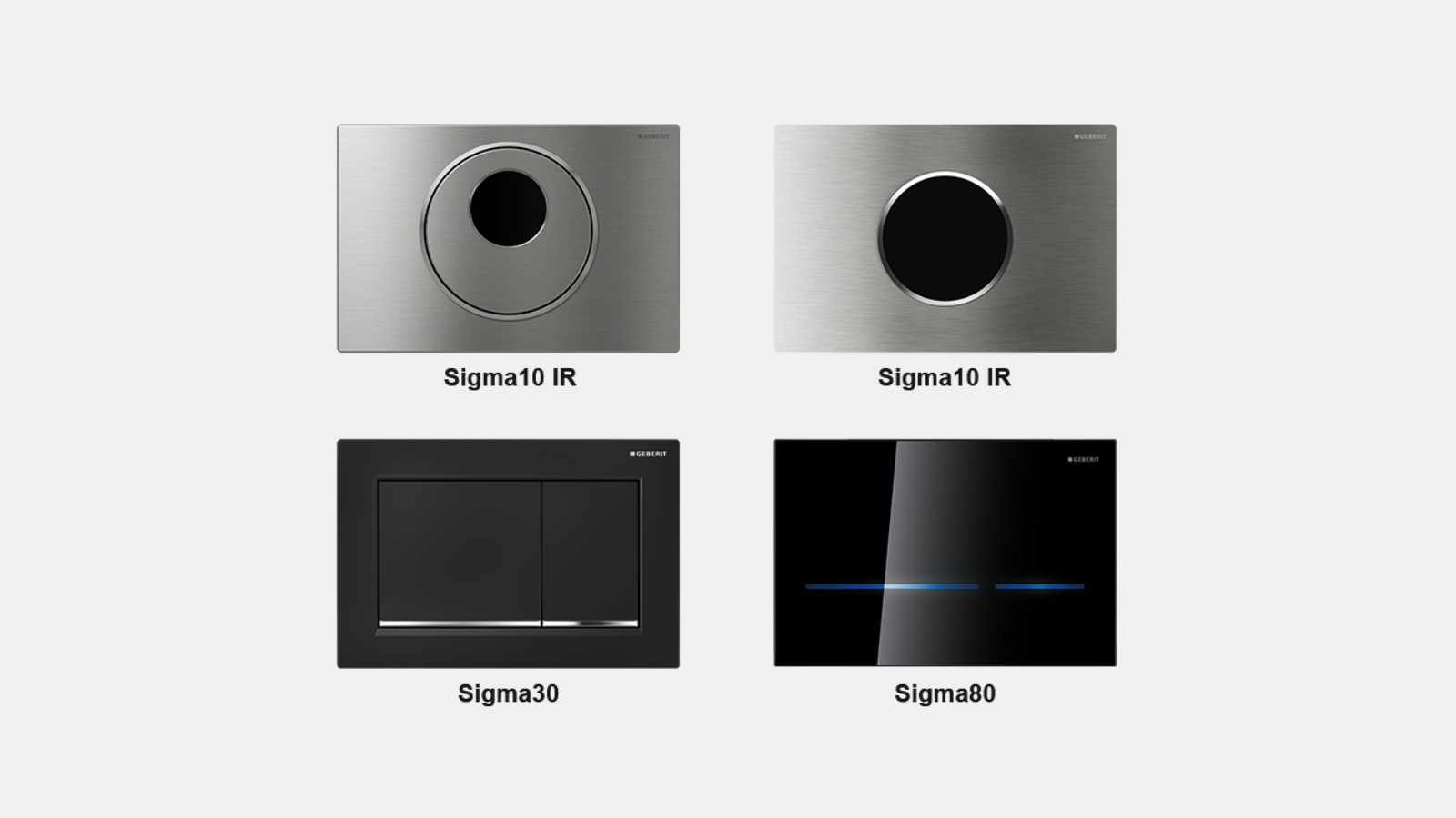 Інфрачервоні та механічні змивні клавіші Geberit