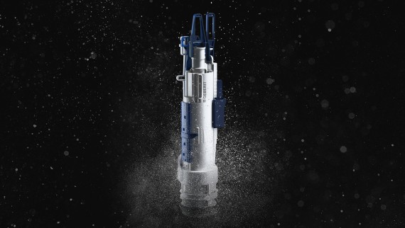 Зливний клапан Geberit тип 212 з краплиною води Зливний клапан Geberit тип 212 з краплиною води