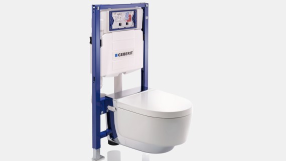 Елемент Geberit Duofix для настінного унітаза з Geberit AquaClean Mera Елемент Geberit Duofix для настінного унітаза з Geberit AquaClean Mera