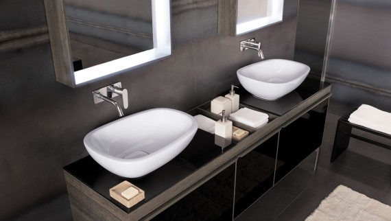 Geberit Citterio, умивальники на стільницю Geberit Citterio, умивальники на стільницю