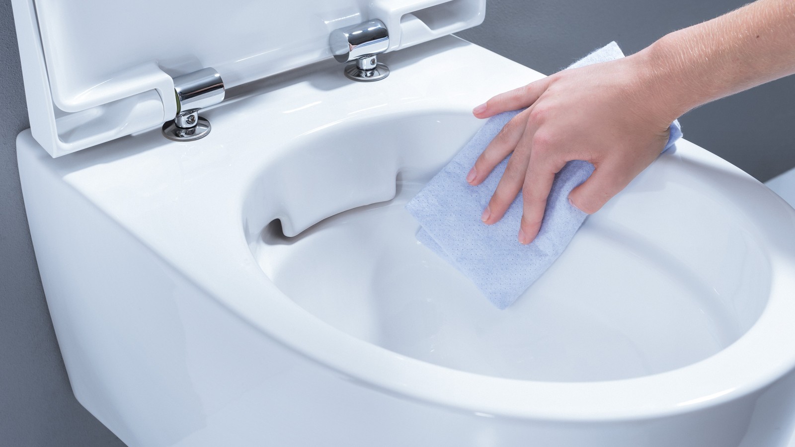 Унітаз серії Geberit iCon безобідковий Rimfree (© Geberit) Унітаз серії Geberit iCon безобідковий Rimfree (© Geberit)