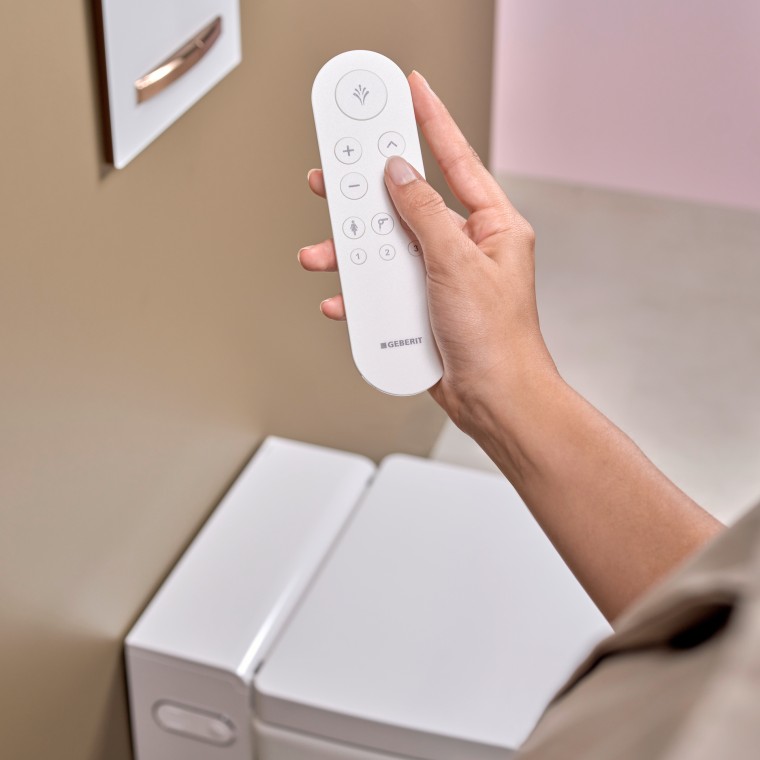 Можливості пульта дистанційного керування Geberit AquaClean Mera Можливості пульта дистанційного керування Geberit AquaClean Mera