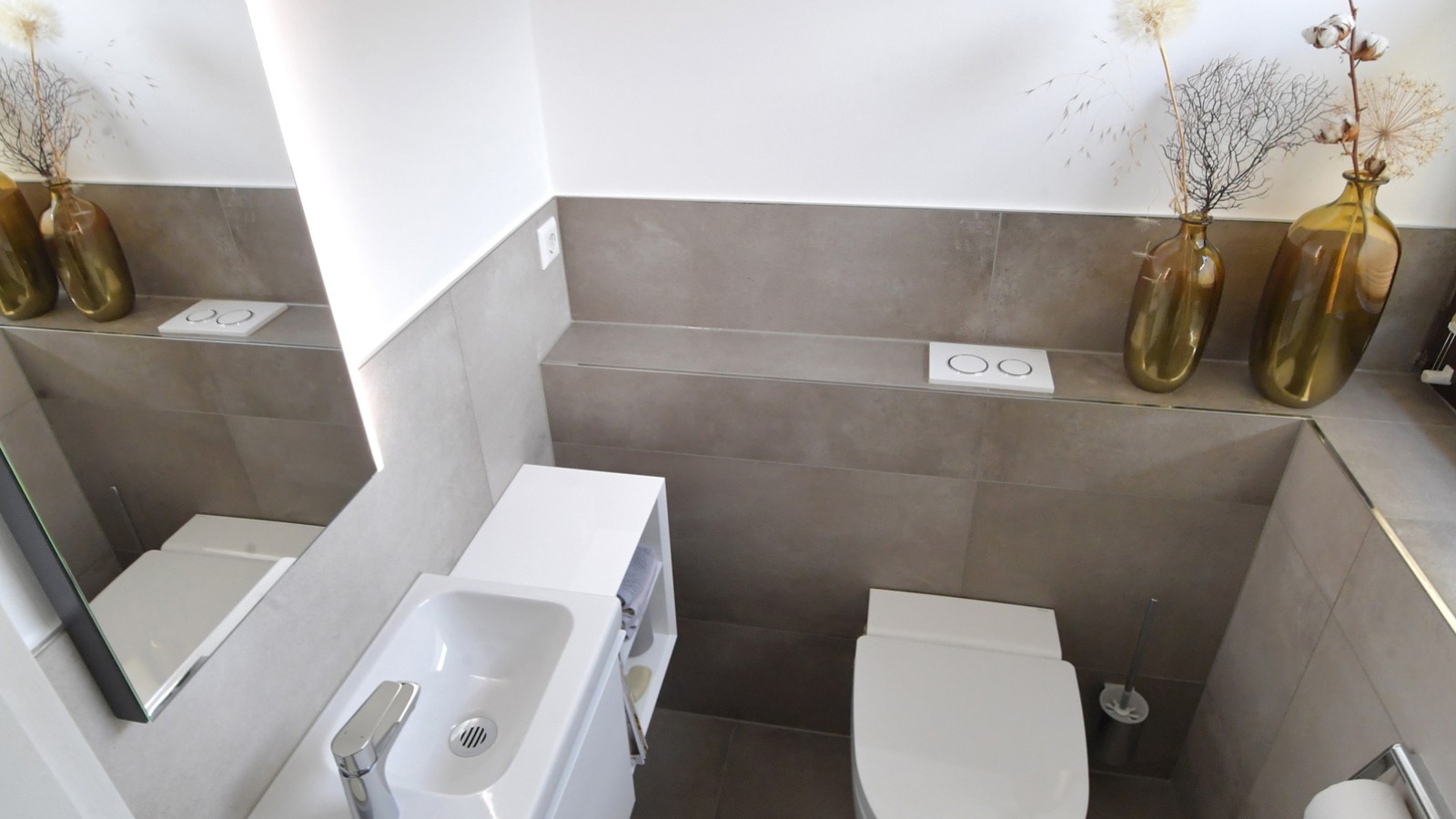 Санвузол гостьовий після ремонту Санвузол гостьовий після ремонту