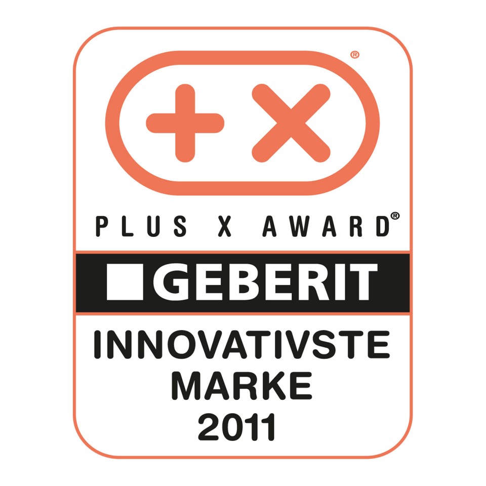 Plus X Award за Geberit як найінноваційніший бренд