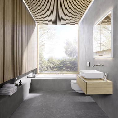 Компанія Bjerg Arkitektur з Копенгагена (DK) виграла конкурс дизайну Geberit із ванною кімнатою «Serenity» площею лише у шість квадратних метрів. Компанія Bjerg Arkitektur з Копенгагена (DK) виграла конкурс дизайну Geberit із ванною кімнатою «Serenity» площею лише у шість квадратних метрів.
