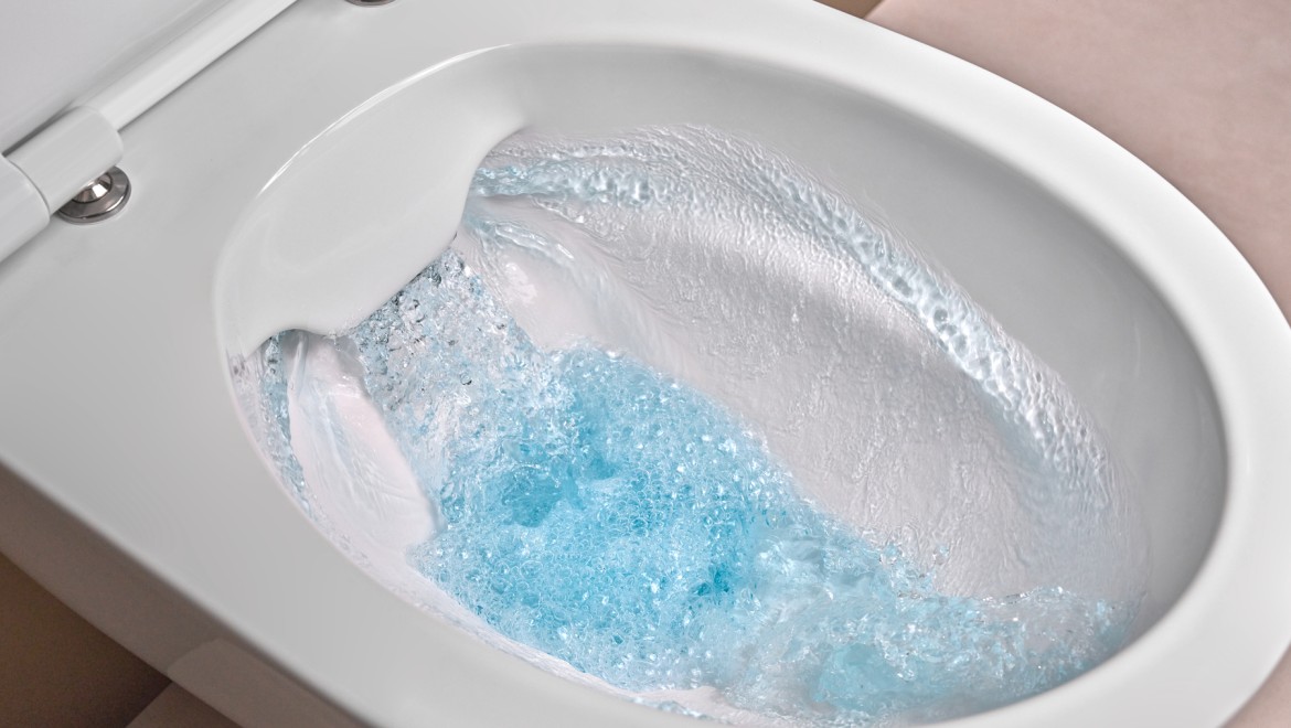 Технологія змиву Rimfree® в унітазі iCon Технологія змиву Rimfree® в унітазі iCon