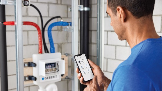 Дистанційне обслуговування через Geberit Connect Дистанційне обслуговування через Geberit Connect