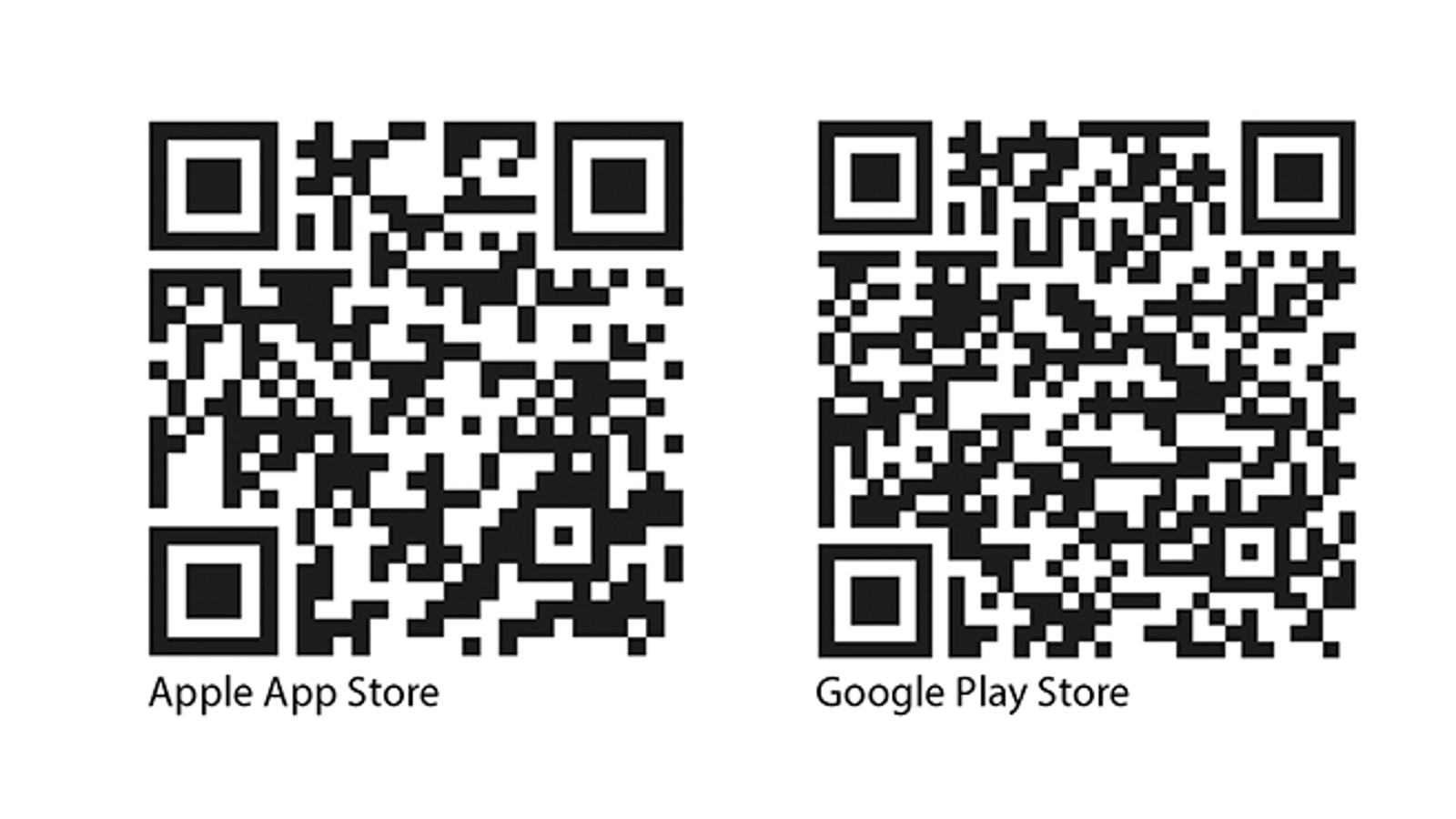 QR code for iOS Geberit Home app and Android Geberit Home app