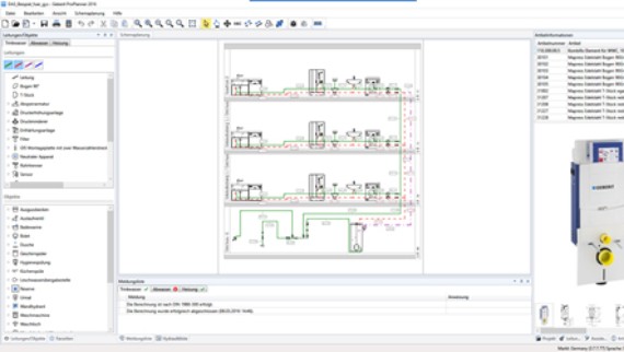 Схематичне планування в Geberit ProPlanner