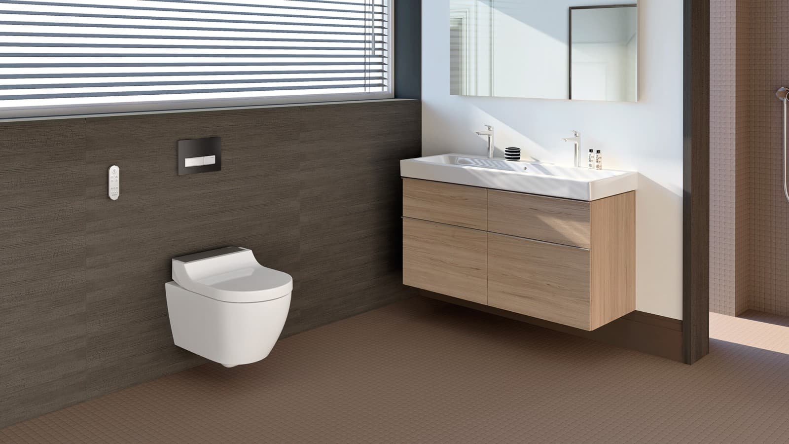 Ванна кімната з унітазом-біде AquaClean Tuma Ванна кімната з унітазом-біде AquaClean Tuma