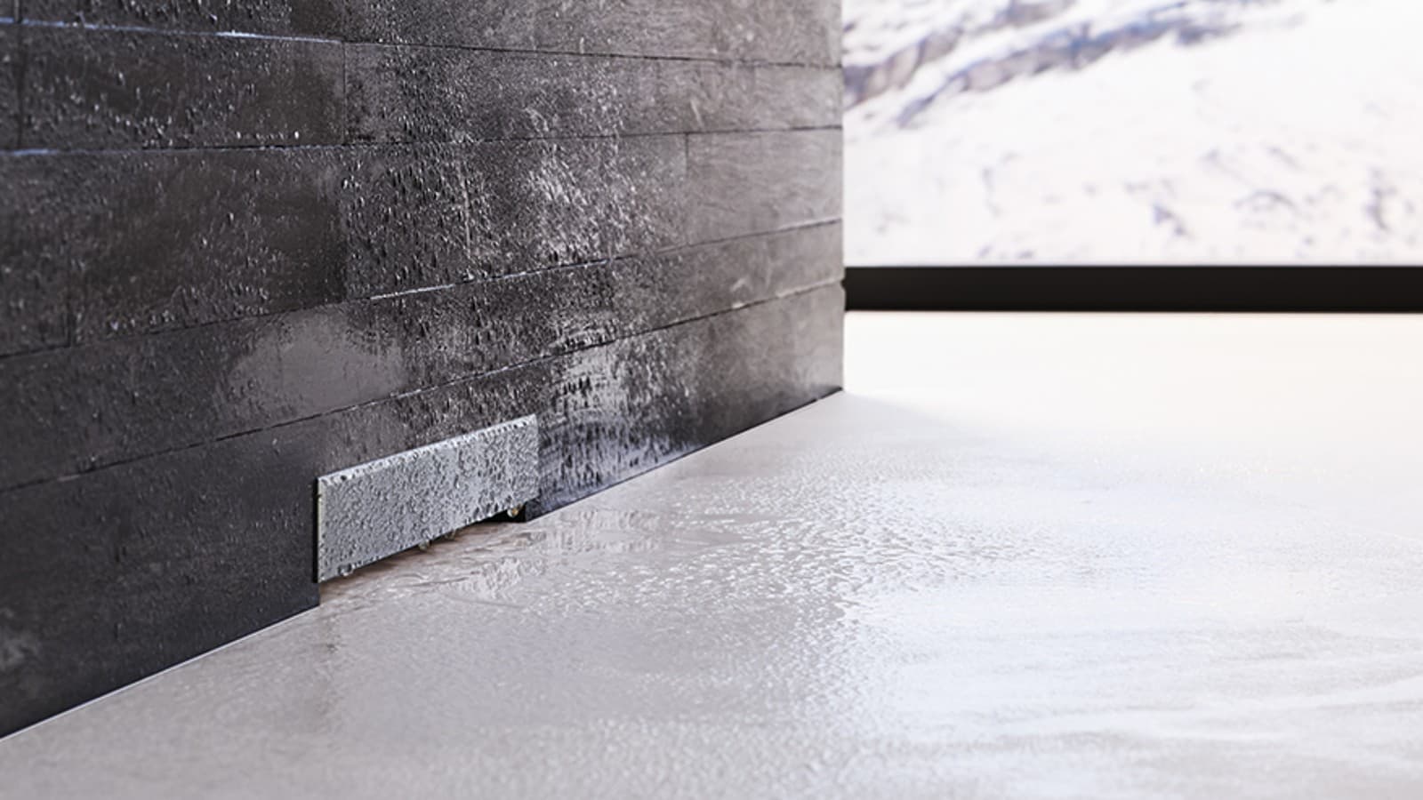 Настінний трап для душу на рівні підлоги Geberit Настінний трап для душу на рівні підлоги Geberit