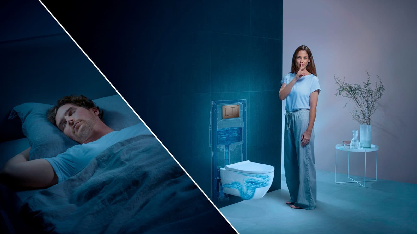 Geberit WC System - тихий змив Geberit WC System - тихий змив