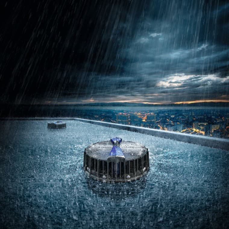 Активне водовідведення з покрівлі завдяки Geberit Pluvia Активне водовідведення з покрівлі завдяки Geberit Pluvia