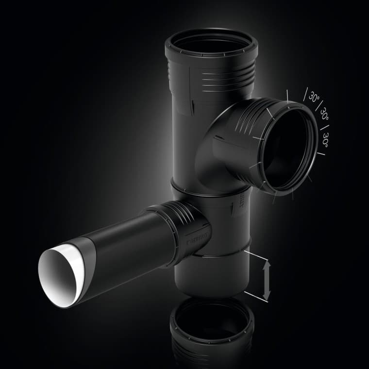 Спеціальний фітинг Geberit Silent-PP Спеціальний фітинг Geberit Silent-PP