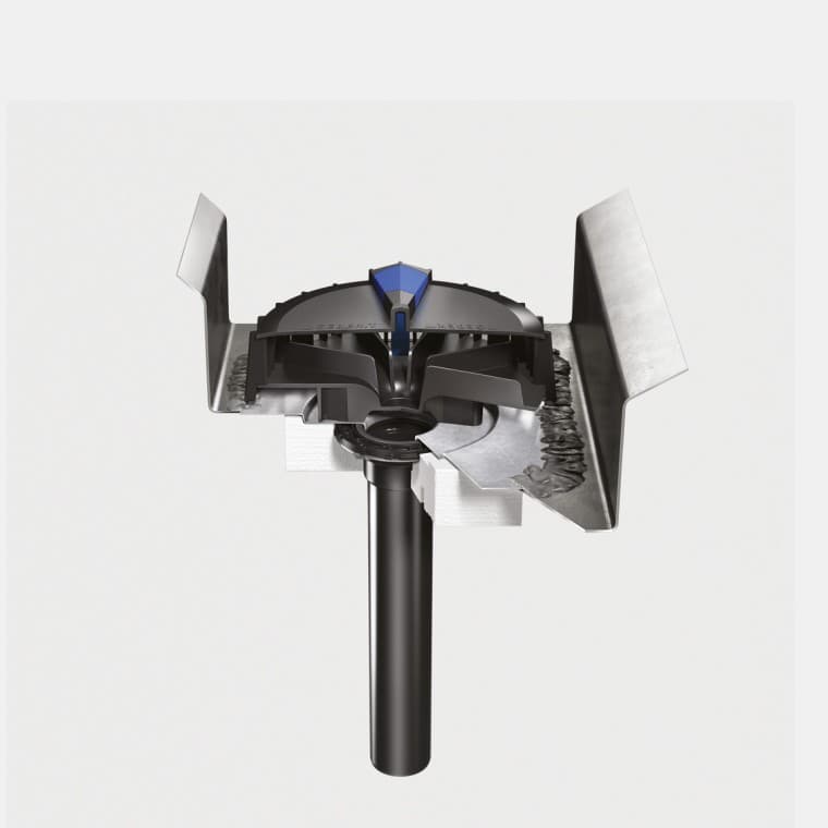 Монтаж сифонної водостічної системи Geberit Pluvia на даху зі сталевим жолобом Монтаж сифонної водостічної системи Geberit Pluvia на даху зі сталевим жолобом