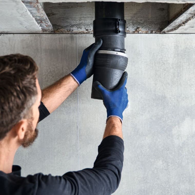 Монтаж відводу Geberit Silent-db20 Монтаж відводу Geberit Silent-db20