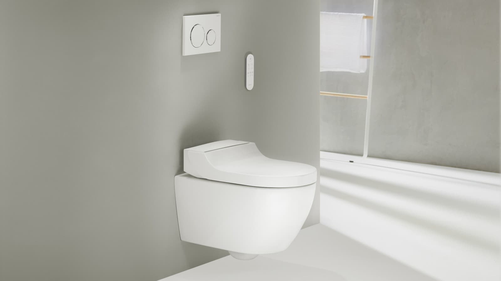 Geberit AquaClean Tuma Comfort із пультом дистанційного керування Sigma20 Geberit AquaClean Tuma Comfort із пультом дистанційного керування Sigma20