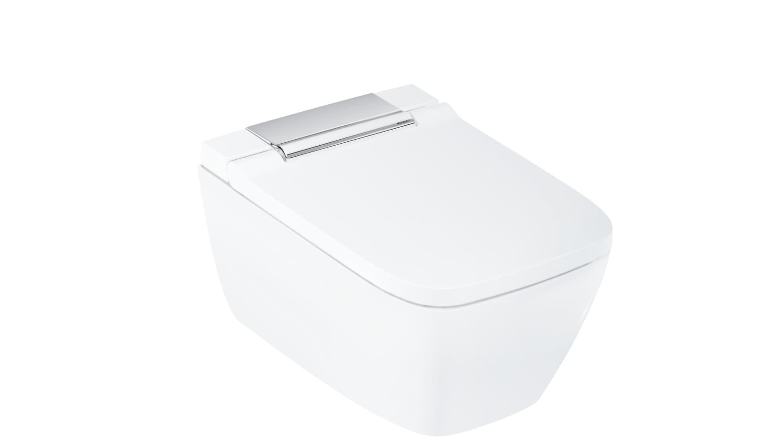 AquaClean Sela Square з глянцевою хромованою декоративною панеллю AquaClean Sela Square з глянцевою хромованою декоративною панеллю