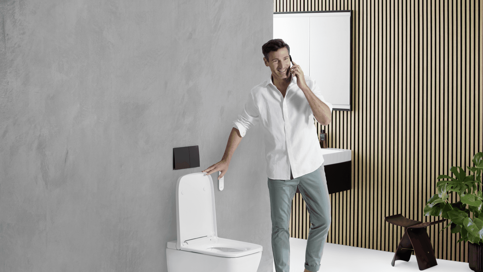 Geberit AquaClean Sela Square із Sigma70 Geberit AquaClean Sela Square із Sigma70