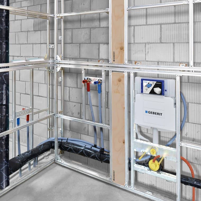 Готовий інсталяційний модуль Geberit GIS для найбільш нестандартних ситуацій на будівництві. Готовий інсталяційний модуль Geberit GIS для найбільш нестандартних ситуацій на будівництві.