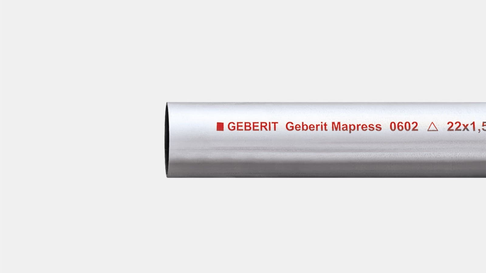 Труба системи Geberit Mapress із вуглецевої сталі, оцинкована ззовні Труба системи Geberit Mapress із вуглецевої сталі, оцинкована ззовні