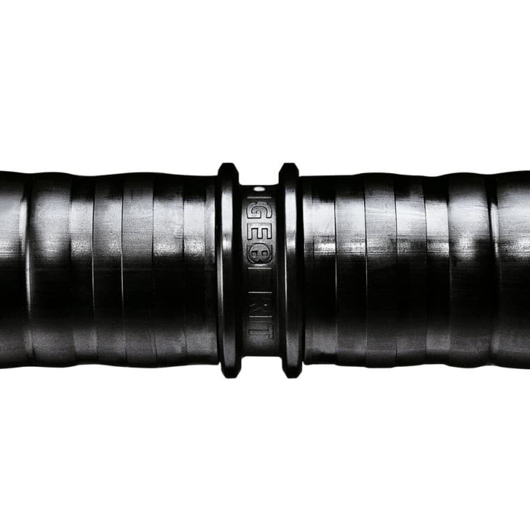 Спресовані труба й фітинг Geberit Mepla. Розділити їх неможливо. Спресовані труба й фітинг Geberit Mepla. Розділити їх неможливо.